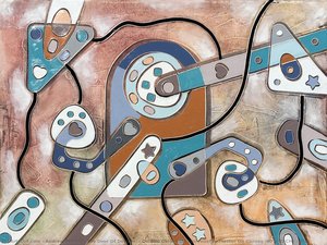 The Door Of Desires, , Oil And Oxides On Bas-relief In Plaster On Canvas (60 X 80 Cm) (2020) — Andrea Benetti