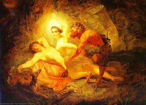 Diana, Endymion, And Satyr — Karl Pavlovich Brulloff