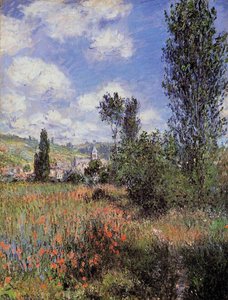 Lane In The Poppy Fields, Ile Saint-martin — Claude Monet