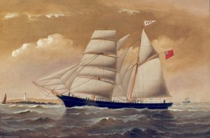 The Brigintine Zara Off The Skerries — William H Yorke