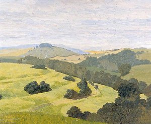 Charlton Forest From Goodwood, West Sussex — Eric Hesketh Hubbard