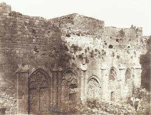 Le Krak Des Chevaliers. Intérieur De La Seconde Enceinte. Extérieur De La Salle Des Chevaliers. — Louis-jean-baptiste-alexandre De Clercq, Contemporary Realism