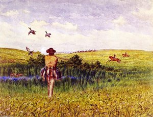 Duck Hunting On The Prairie — William George Richardson Hind