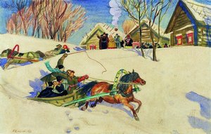 Shrovetide — Boris Mikhailovich Kustodiev