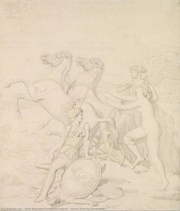 Venus Hurt By Diomedes — Jean-auguste-dominique Ingres