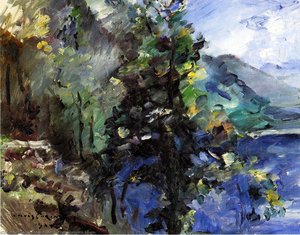The Walchensee With The Slope Of The Jochberg — Lovis Corinth, German Expressionism