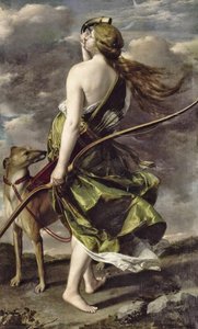 Diana The Huntress — Orazio Gentileschi