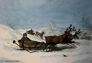 Lapland Sledge, — John Augustus Atkinson