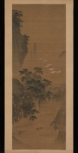 Autumn Landscape With Egrets And Ducks — Lü Ji