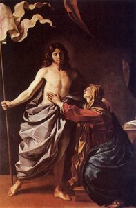 Apparition Of Christ To The Virgin — Guercino