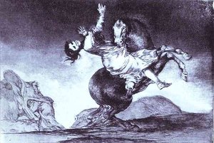 Disparate 10 Disparate Desenfrenado (unbridled Foolishness) — Francisco José De Goya Y Lucientes