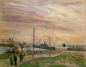 A Sunken Blockship In The Mouth Of The Corinth Canal — Carel Victor Morlais Weight