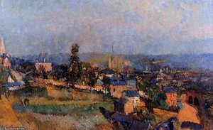 At Bois Guillaume Near Rouen — Albert-charles Lebourg