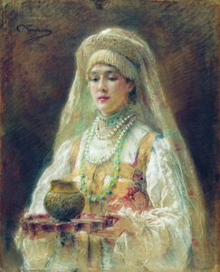 Cup Of Honey — Konstantin Yegorovich Makovsky