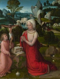 The Magdalen In A Landscape — Adriaen Ysenbrandt