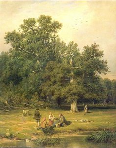 To Go For Mushrooms — Ivan Ivanovich Shishkin, Romanticism