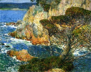 Point Lobos, Carmel — Frederick Childe Hassam, Impressionism