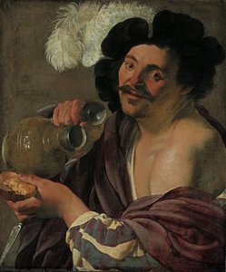 The Reveller — Hendrick Terbrugghen, Baroque