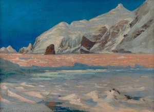 Antarctic Sea And Landscape — George E Marston