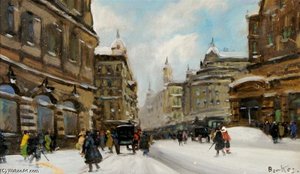 Winter Street Scene