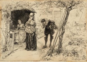 Illustration To `judith Shakespeare' — Edwin Austin Abbey
