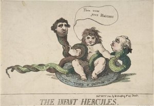 The Infant Hercules — Thomas Rowlandson