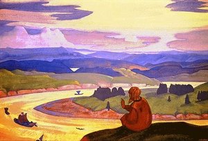 Procopius The Righteous Praying — Nicholas Roerich