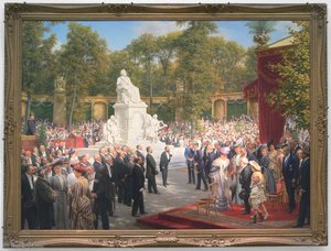 Enthüllung Wagner-denkmal Mit Rahmen (1908) — Anton Von Werner