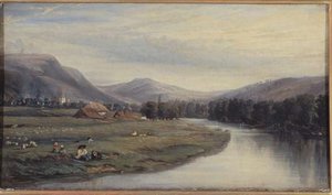 Vue De La Seine Vers 1820 — Paul Huet