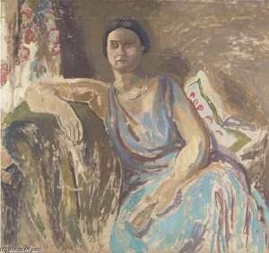 Woman In Blue — Duncan Grant