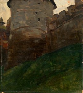 Tower Of Novgorod Kremlin — Nicholas Roerich, Realism