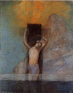 Christ On The Cross — Odilon Redon