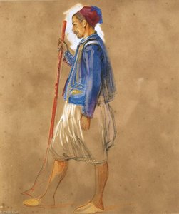 A Study Of A Greek Man — John Frederick Lewis