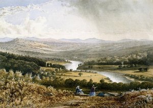 Merrimac River Near Franklin Falls, New Hampshire — Samuel P. R Triscott