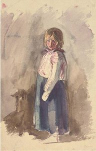 A Young Girl — John Frederick Lewis