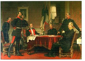German Headquarters in Versailles. (1870)
