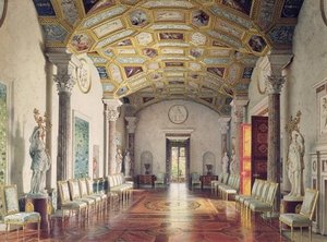 The Great Agate Hall In The Catherine Palace — Luigi Premazzi (ludwig Osipovich)