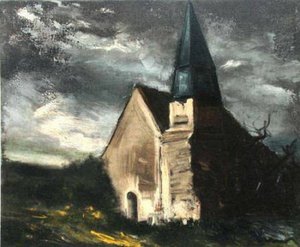 The Church Of Saint Lubin — Maurice De Vlaminck