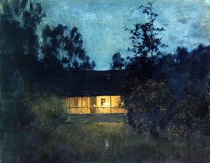 At The Summer House In Twilight — Isaak Ilyich Levitan