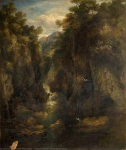 Mountain Solitude, A Scene On The Conway — George Arthur Hickin