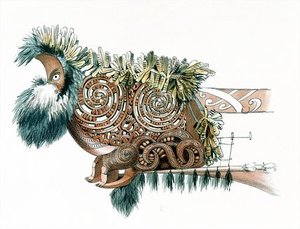 Richly Decorated Head — George French Angas