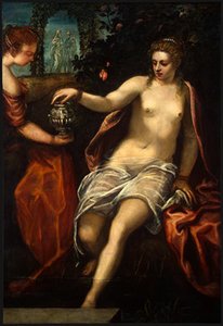 Susanna, C. Ngw — Jacopo Tintoretto, Baroque