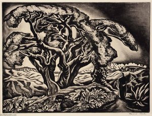 Desert Tree — Howard Cook