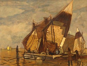 Fishing Boats — Ludwig Dill