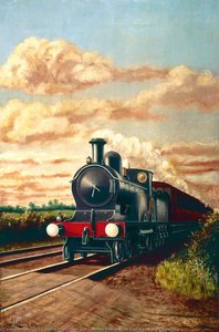 Lancashire And Yorkshire Railway Train Hauled By 4–4–0 Locomotive — Jas Longden