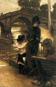 English By The Thames At Richmond — Jacques Joseph Tissot