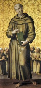 St. Francis And The Four Obedient — Vannucci Pietro (le Perugin)