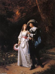 Courtship — Henry Mosler