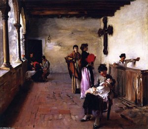 Venetian Loggia — John Singer Sargent