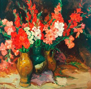 Gladioli — James Arundel, Contemporary Realism